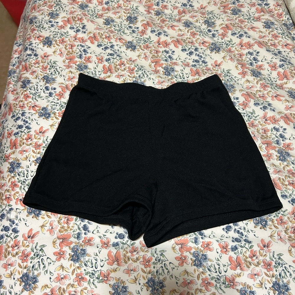 Chassé Performance Plain Black Girl’s Cheer Shorts